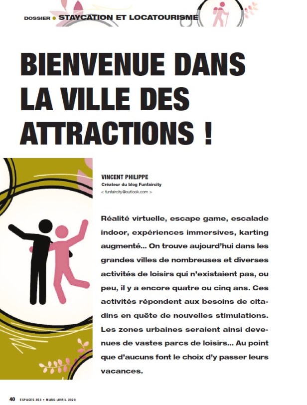 Publication Vincent Philippe Funfaircity